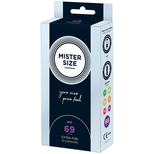 Mister Size 69mm Your Size Pure Feel Condoms 10 Pack - Sinsations