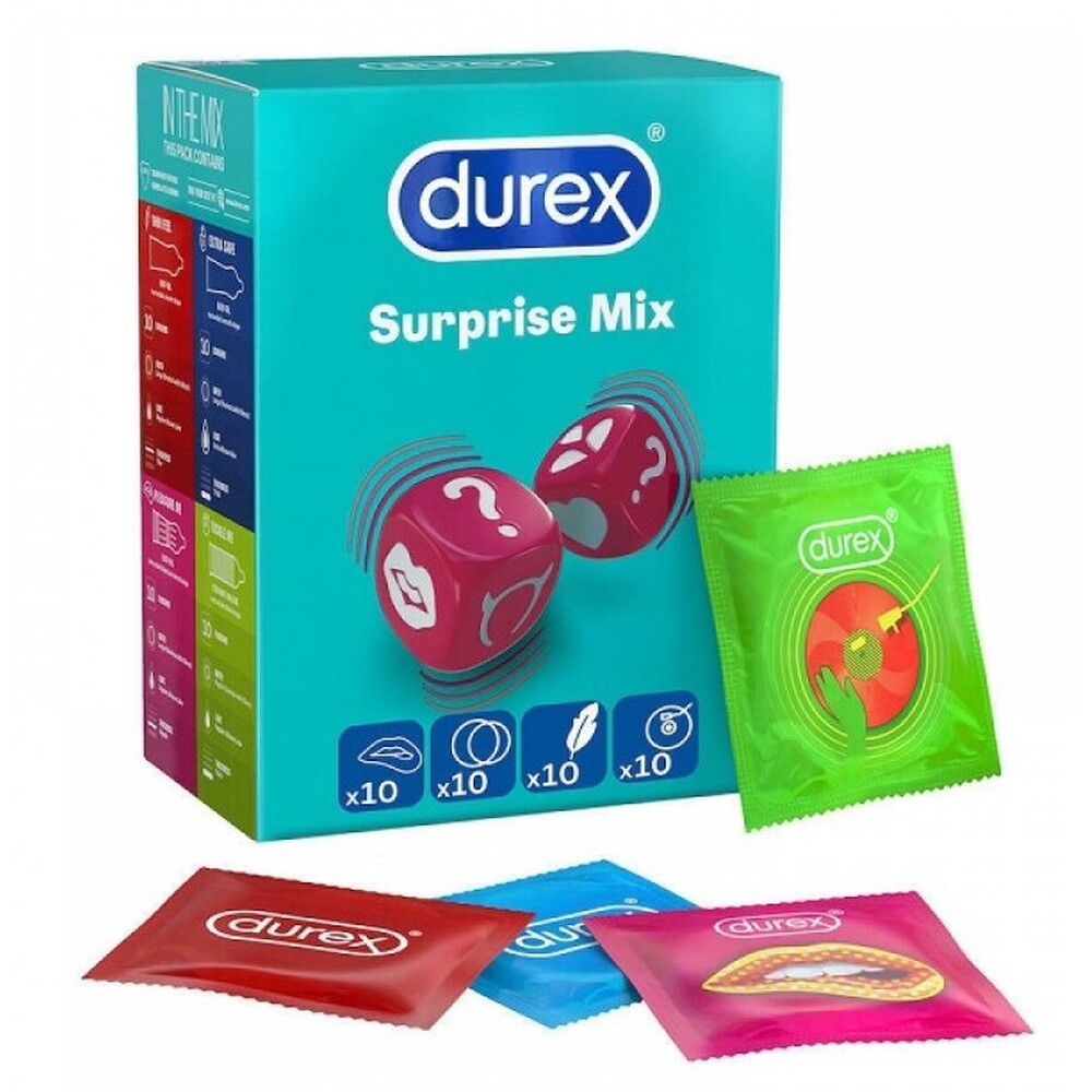 Durex Surprise Me Variety Condoms 40 Pack - Sinsations