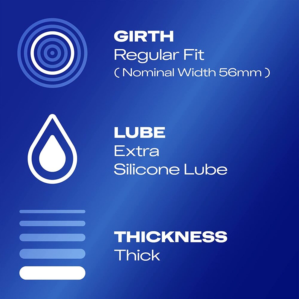 Durex Extra Safe Regular Fit Condoms 12 Pack - Sinsations