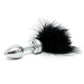 Small Butt Plug With Black Feathers - Sinsations