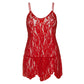 Leg Avenue Rose Lace Flair Chemise Red UK 14 to 18