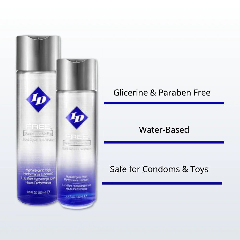ID Free Hypoallergenic Waterbased Lubricant 65ml