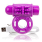 Screaming O Charged OWow Purple Vibrating Cock Ring - Sinsations