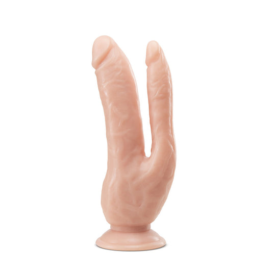 Dr. Skin Dual 8 Inch Dual Penetrating Dildo With Suction Cup - Sinsations