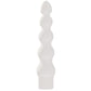 White Nights 7 Inch Ribbed Anal Vibrator - Sinsations