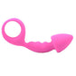 Pink Silicone Curved Comfort Butt Plug - Sinsations