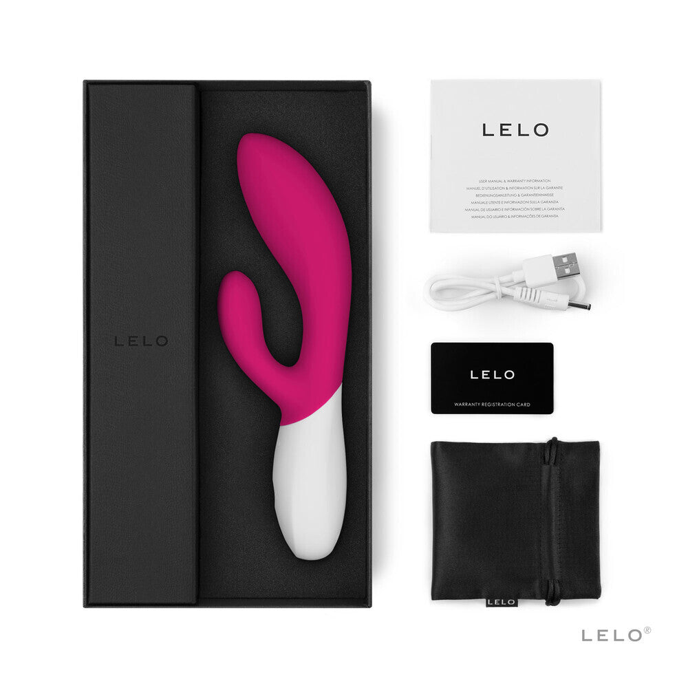 Lelo Ina Wave 2 Luxury Rechargeable Vibe Cerise - Sinsations