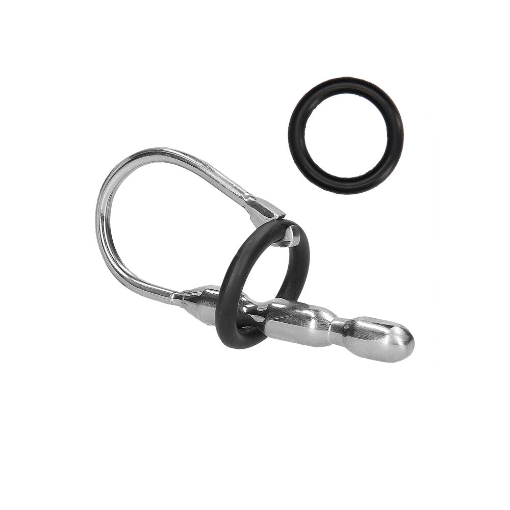 Ouch Urethral Sounding Stainless Steel Stretcher With Ring - Sinsations