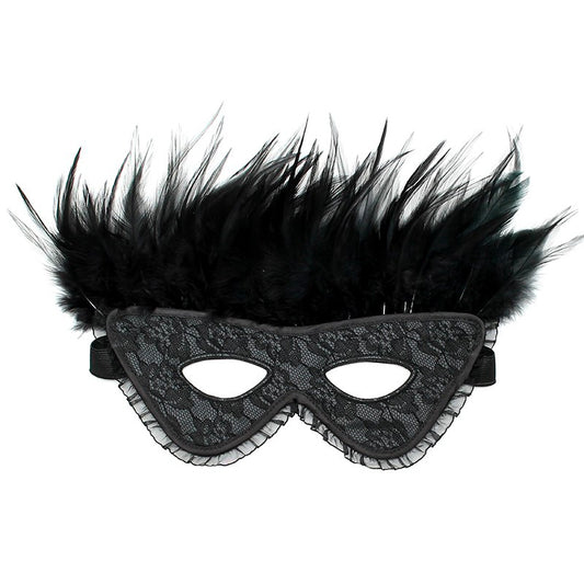 Satin Look Feather Mask - Sinsations