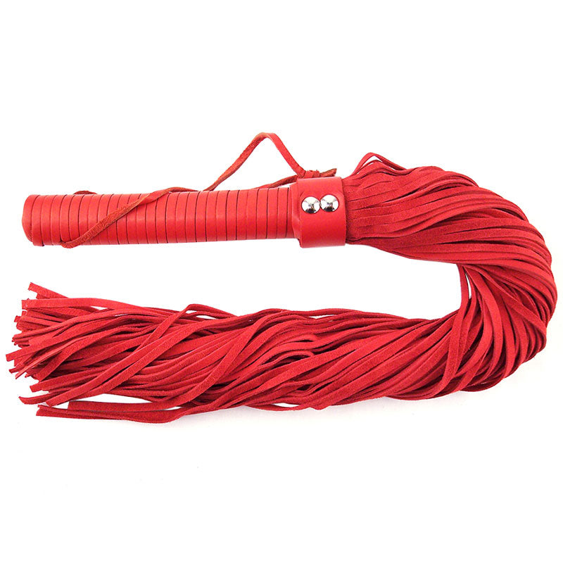 Rouge Garments Red Suede Flogger - Sinsations