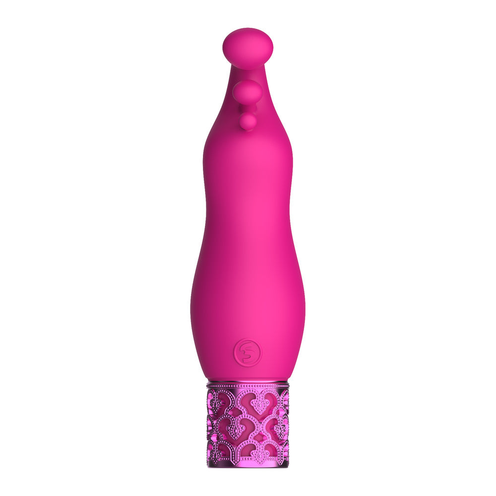 Royal Gems Exquisite Rechargeable Silicone Bullet Pink - Sinsations