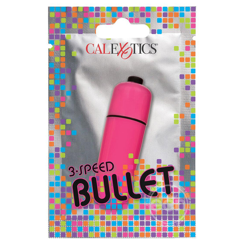 Foil Pack 3Speed Bullet Vibrator Pink - Sinsations