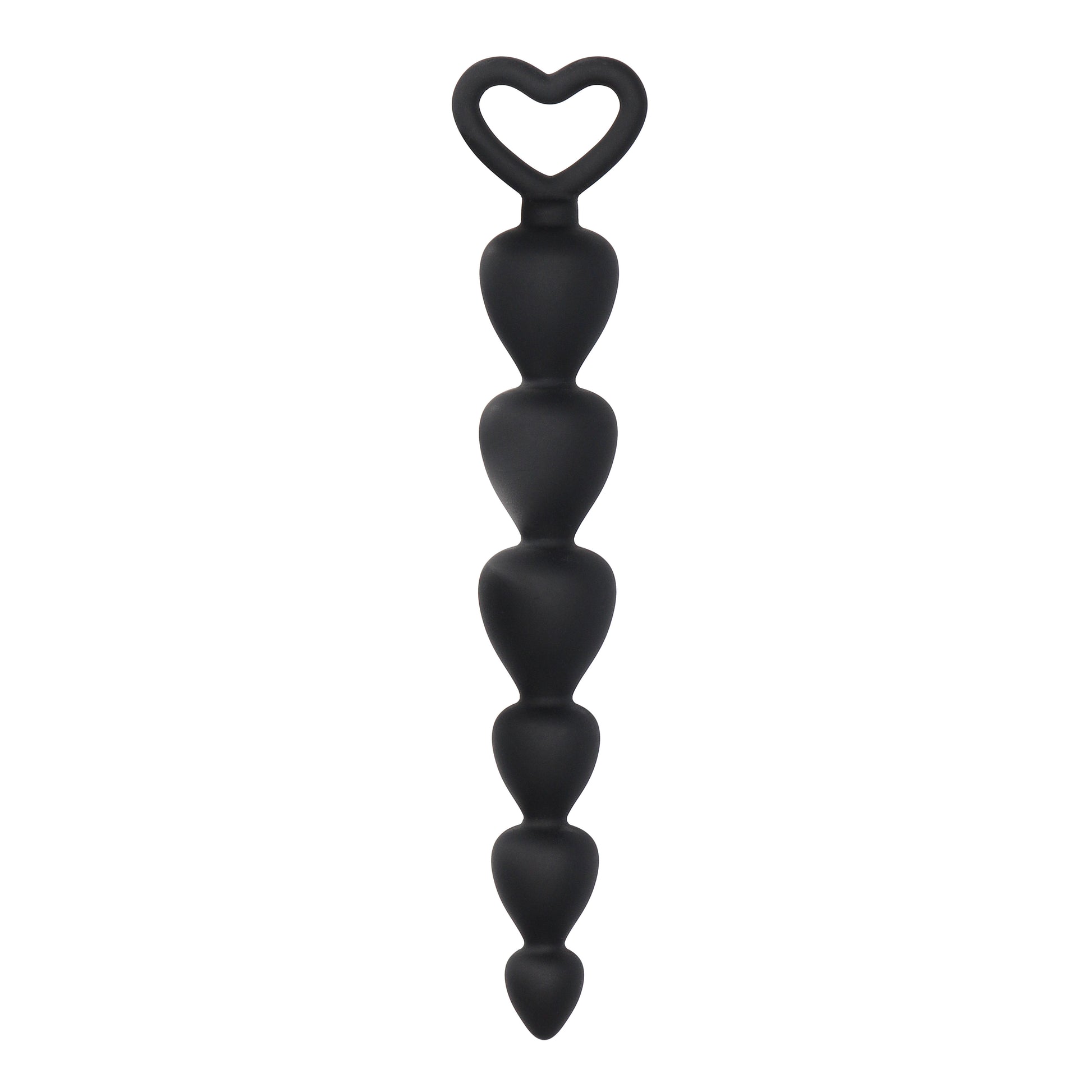 Black Silicone Anal Beads - Sinsations