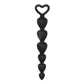 Black Silicone Anal Beads - Sinsations