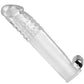 Size Matters Clear Vibrating Penis Sleeve - Sinsations