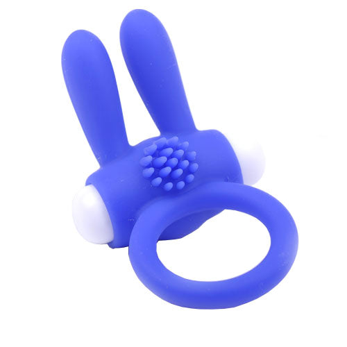 Cockring With Rabbit Ears Blue - Sinsations