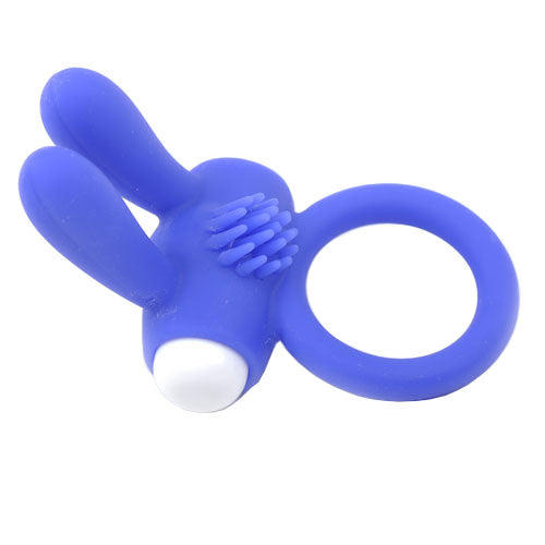 Cockring With Rabbit Ears Blue - Sinsations