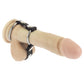 Leather Cock Ring With Ball Divider - Sinsations