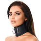 Leather Collar With Padlock - Sinsations